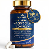 PURAVITA Magnesium Complex 12-Form bottle front view