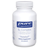 Pure Encapsulations B6 Complex vitamin B supplement front view