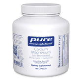 Pure Encapsulations Calcium Magnesium Supplement 90 capsules front view