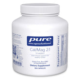 Pure Encapsulations Calcium Magnesium Supplement front view