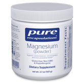 Pure Encapsulations Magnesium Powder 250mg front view