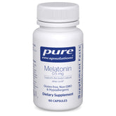 Pure Encapsulations Melatonin 0.5 mg 60 Capsules front view