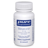 Pure Encapsulations Melatonin 20 mg 60 Capsules front view