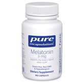 Pure Encapsulations Melatonin Sleep Supplement 3mg front view