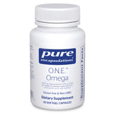 Pure Encapsulations O.N.E. Omega Fish Oil 1000mg softgel front view