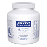 Pure Encapsulations Potassium Magnesium Supplement front view