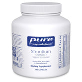 Pure Encapsulations Strontium Citrate 227mg 90 vegetarian capsules front view
