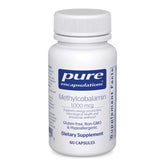 Pure Encapsulations Vitamin B12 Methylcobalamin 1000 mcg capsules front view