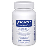 Pure Encapsulations Vitamin D3 50mcg capsule bottle front view