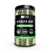 PURE ORIGINAL INGREDIENTS Alfalfa Leaf Capsules 240 Count front view