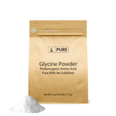 PURE ORIGINAL INGREDIENTS Glycine Powder 4 Oz front view
