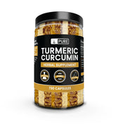 PURE ORIGINAL INGREDIENTS Turmeric Curcumin Capsules front view