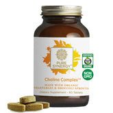 PURE SYNERGY Complete Choline Complex 200mg supplement bottle front view