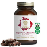PURE SYNERGY Organic Astaxanthin 60 capsules front view
