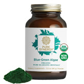 PURE SYNERGY Organic Blue Green Algae Powder front view