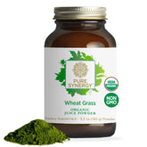 PURE SYNERGY Organic Wheat Grass Juice Powder front view