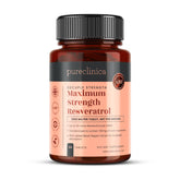 pureclinica High Absorption Resveratrol 1000mg tablet front view