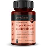 pureclinica Hyaluronic Acid 300mg supplement bottle front view