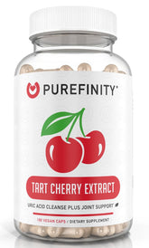 PUREFINITY Tart Cherry Extract Capsules 300mg front view