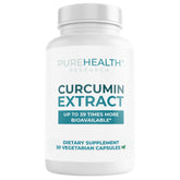 PUREHEALTH RESEARCH Curcumin Supplement bottle front view