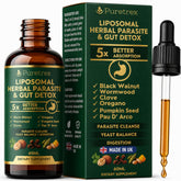 PURETREX Herbal Cleanse Drops front view with dropper
