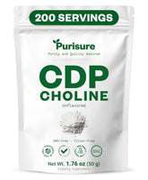 Purisure CDP Choline Powder 50g front view