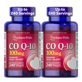 Puritan's Pride Co Q-10 100mg softgels front view