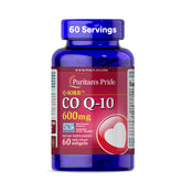Puritan's Pride Co Q-10 600mg Softgels front view