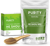 Purity He Shou Wu Organic Powder 142g front view