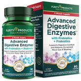 Purity Products Advanced daily Enzymes 60 Capsules front view