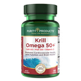 Purity Products Krill Omega 50+ front view of packaging