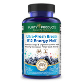 Purity Products Ultra Fresh Breath B12 Energy Chewable Melts packaging front view