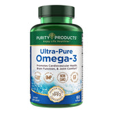 Purity Products Ultra-Pure Omega-3 Fish Oil front view with packaging