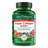 Purity Products Vegan Collagen Builder 136g tablet bottle front view