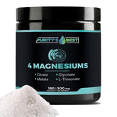 Purity's Best Magnesium 4-in-1 Complex 300mg bottle front view