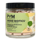 PYM Health Mood Biotics prebiotic capsules front view