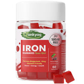 Q'ankyaq Gentle Iron Gummies front view with packaging