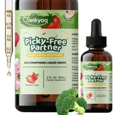 Q'ankyaq Kids Broccoli Sprout Extract Liquid bottle front view