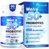 QIVERNAMY Men's 50+ Probiotic 850 Billion CFU front view
