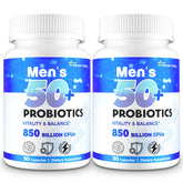 QIVERNAMY Men's 50+ Vitality & Balance Probiotic bottle front view