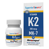 quality Source Vitamin K2 MK-7 quick-dissolve tablets front view