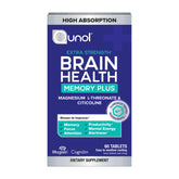 Qunol Brain Health Memory Plus Magnesium L-Threonate front view