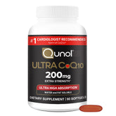 Qunol CoQ10 200mg softgels front view