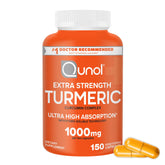 Qunol Extra Strength Turmeric Curcumin 1000mg capsules front view