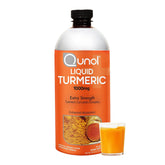 Qunol Liquid Turmeric Extra Strength 1000mg front view with packaging