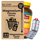 R&C Store Magnesium Citrate 250 mg 180 Softgels front view