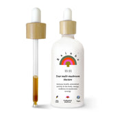 Rainbo 11:11 Mushroom Tincture front view with label