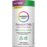 Rainbow Light Prenatal DHA Fish Oil Softgels front view