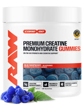 RAW Creatine Gummies front view with packaging