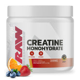 RAW Creatine Monohydrate Fruit Punch 227g front view